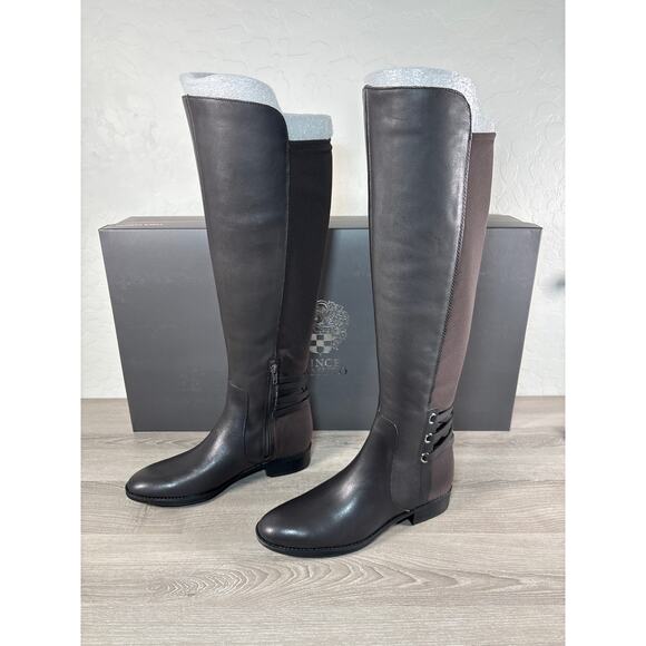 Vince Camuto VC-Pauletta Soft Calf- Gray Women's Riding Boots Size 8M- NIB - Picture 2 of 7